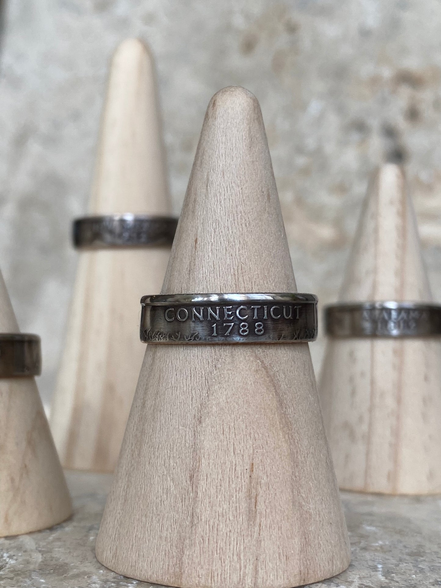 Connecticut Coin Ring