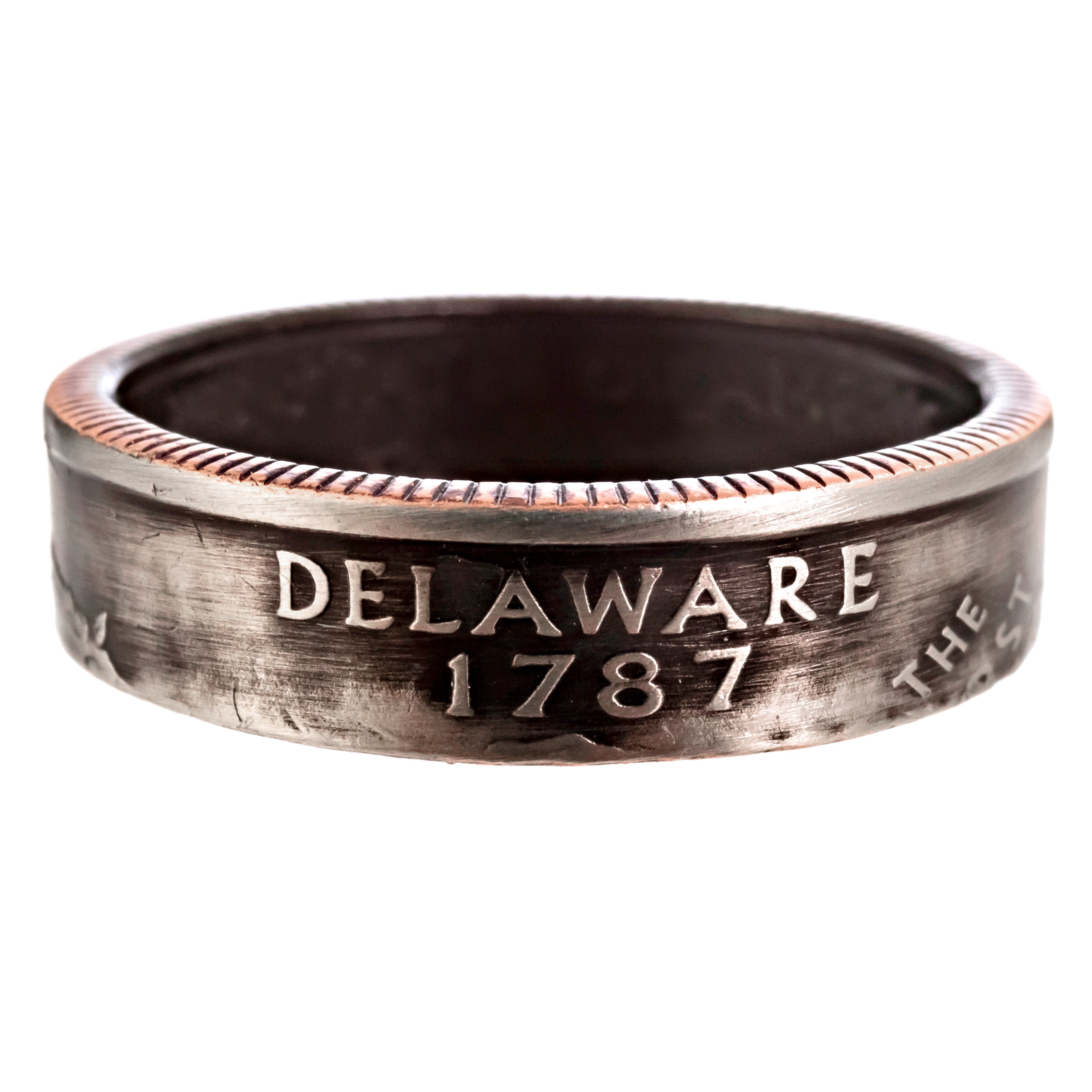 Delaware Coin Ring – CUSTOM COIN RINGS