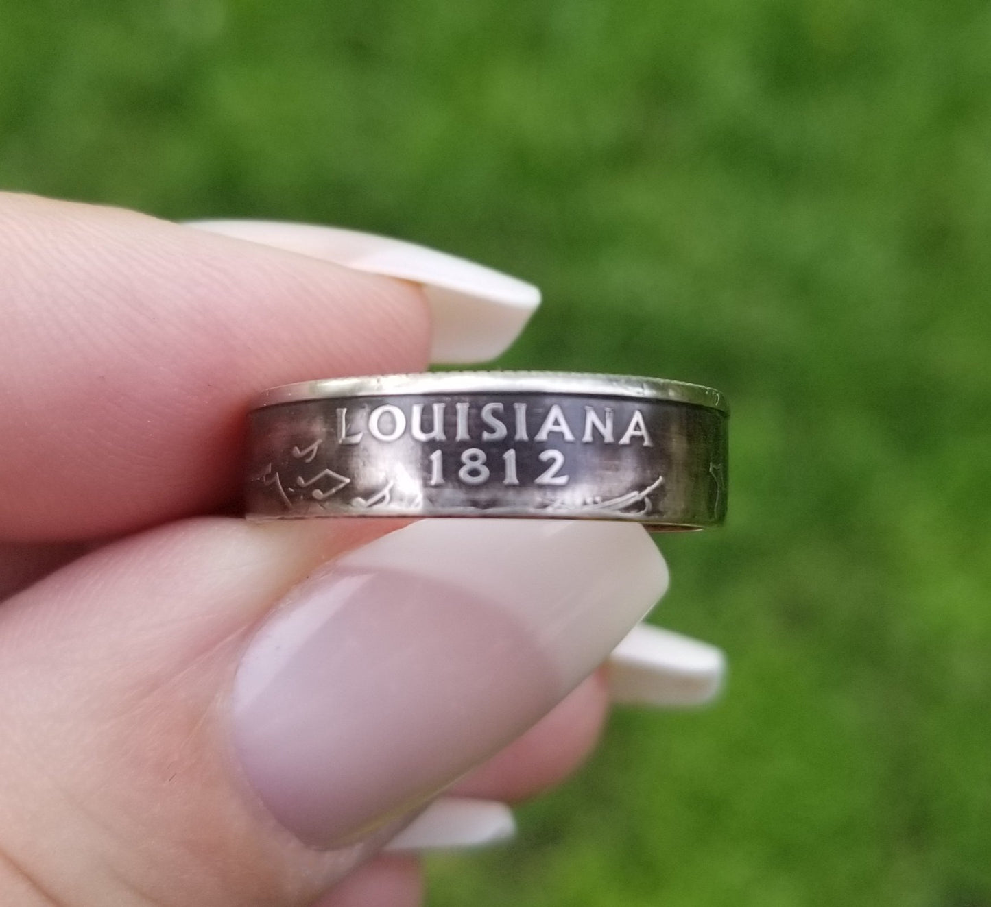 Louisiana Coin Ring