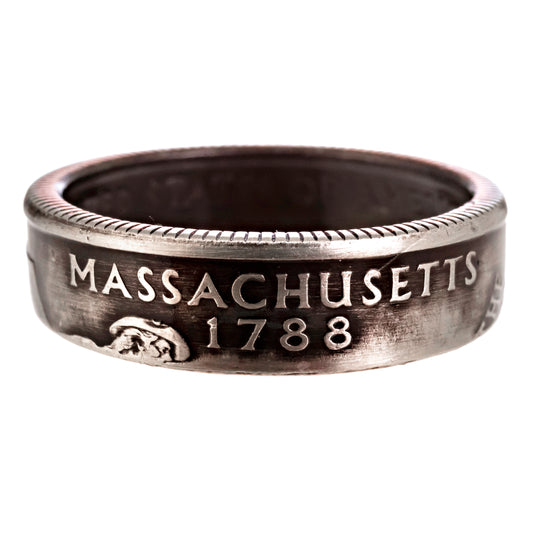 Massachusetts Coin Ring