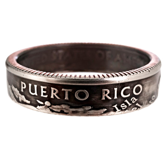 Puerto Rico Coin Ring
