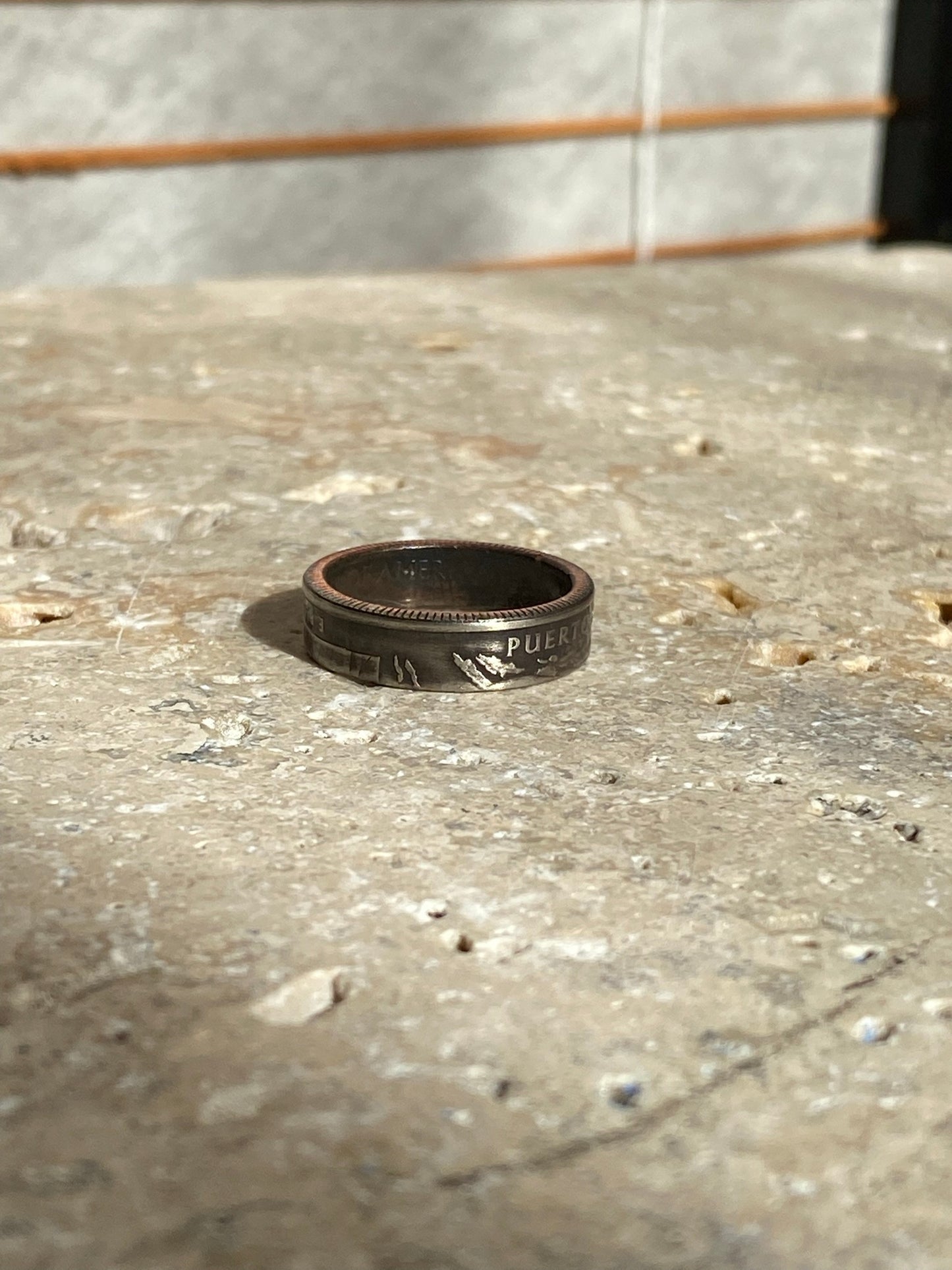 Puerto Rico Coin Ring