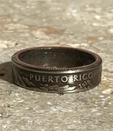 Puerto Rico Rings Puerto Rico Coin Ring – CUSTOM COIN RINGS