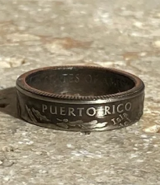 Puerto Rico Coin Ring